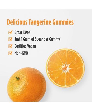 Nordic Naturals Vitamin C Extra Strength Gummies - Tangerine Flavor - 60 Gummies - 500 mg Vegan Vitamin C Supplement - Low-Sugar Immune - Support - 30 Servings - Buy Online on GoSupps.com