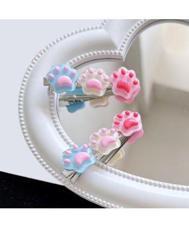 Limtula Jelly Feeling Shape Hair Clip for Hot Girls Hair Barrettes Clear Ponytail Hair Barrettes for Teens Girls Cat paw - Buy Online on GoSupps.com
