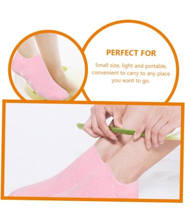 Healeved 3 Pairs foot gel socks moisture enhancing socks spa moisture socks spa socks for dry feet moisturizing gel heel socks women foot masks non-slip care products Miss Cotton-Spandex - Buy Online on GoSupps.com
