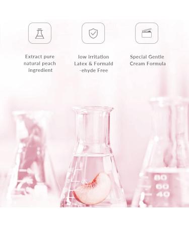 15g Eyelash Extensions Remover - Quick & Damage-Free Removal | Dissolve Lash Adhesive in 1-2 Minutes (Peach) - Buy Online on GoSupps.com