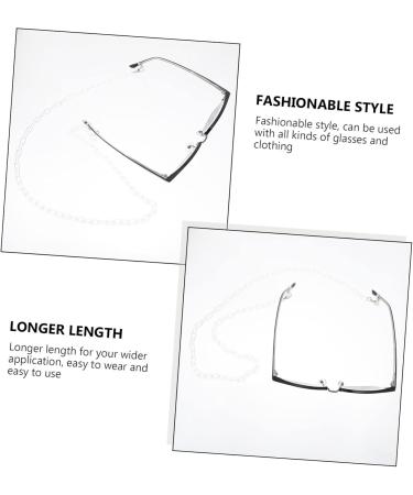 Minkissy 3 PC Masking Glass Chain | Korean Fashion Anti-Lost Face Lanyard Strap | Acrylic Multifunctional Glasses Band - Buy Online on GoSupps.com