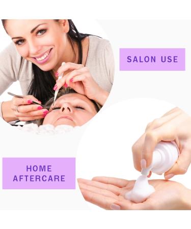 Eyelash Cleanser Kit for Extensions - Gentle Lash Wash for Extensions & Natural Lashes | Oil-Free Makeup Remover Shampoo - 60 ml - Buy Online on GoSupps.com