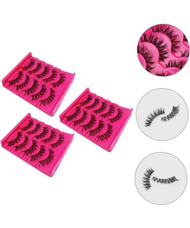 Angoily 45 Pairs Fake Eyelashes Fake Bottom Lashes False Eyelashes Bulk Lash Magnetic Eyelash Artificial Eyelash Faux Lashes Fluffy Supplies Transparent Stalk Handmade Hair Dense A539 - Buy Online on GoSupps.com