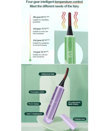 Electric Eyelash Curler with 3 Heating Modes - Portable Beauty Tool for Quick Makeup - Rizador de Pesta as El ctrico (Color: P Size: 1pc - Buy Online on GoSupps.com