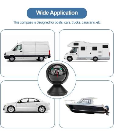 Yosoo Boat Compass - Digital Navigation Explorer for Cars Trucks & Marine Use | Accurate Dashboard Compass - Buy Online on GoSupps.com