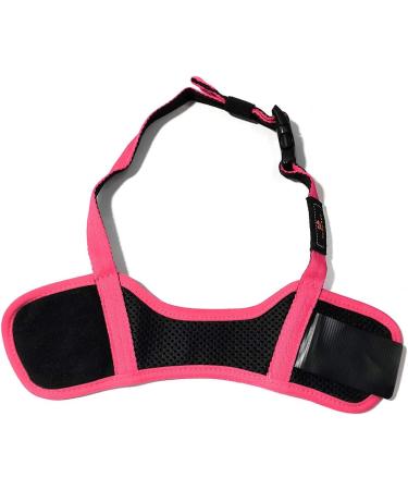 Andiker Adjustable Mesh Dog Muzzle - Prevents Barking Biting & Chewing | Soft Pad XS Size (Red-Black) - Ideal for Dog Training - Buy Online on GoSupps.com