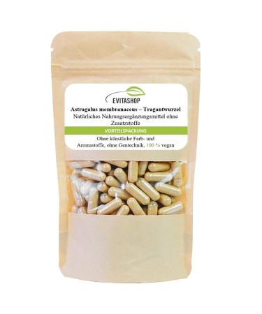 Astragalus Membranaceus high -dose support root |1 Pack A 60 Vegi capsules |Without additives |100% vegan |GMP-certified Astragalus Membranaceus powder |Made in Germany.