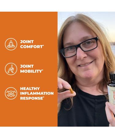 Organic Turmeric Curcumin with Black Pepper Extract - Vegan Supplements with Bioperine, 95% Curcuminoids for Digestive, Immune & Joint Support - Buy Online on GoSupps.com