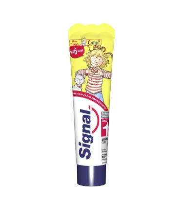 Signal Toothpaste Kids up to 6 years mild and with fruit flavor various designs 50 ml 1 piece 1 piece (1 pack)