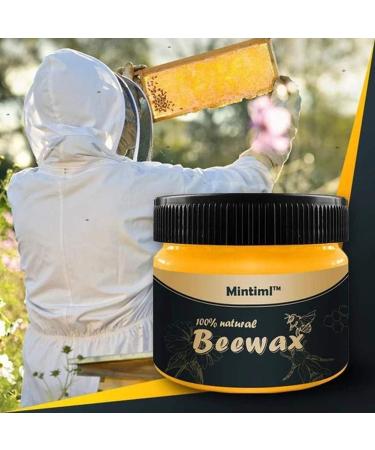Wood Seasoning Beeswax - Natural Polish for Wood Metal & Leather | Complete Furniture Care Solution & Shine Enhancer - Buy Online on GoSupps.com