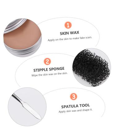 Didiseaon Halloween Skin Wax Set - 3 Sets of Molding Scar Wax Fake Blood Makeup Kit and Accessories for Ultimate Halloween Makeup - Buy Online on GoSupps.com