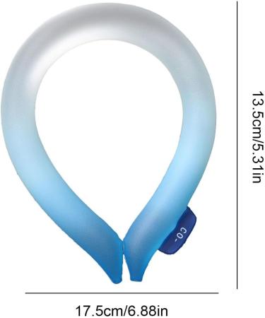 Neck Cool Tube | Cooling Bands for Necks | Hands- Neck Bands Coolers Flexible Ice Cooling Neck Tubes for Hot Weather Construction Walking and More Pochy Blue - Buy Online on GoSupps.com