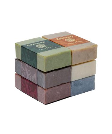 Bali Soap Masculine Collection - All Natural Men's Bar Soap Gift Set - Vegan Handmade Soap for Face and Body - Exotic 6 pc Variety Pack - Buy Online on GoSupps.com