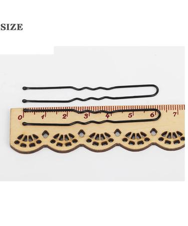 U Shaped Hair Pins 100pcs - 2.4 Bobby Pins for Adults & Kids | Hair Clips for Updo Hairstyles - Black 6cm - Buy Online on GoSupps.com