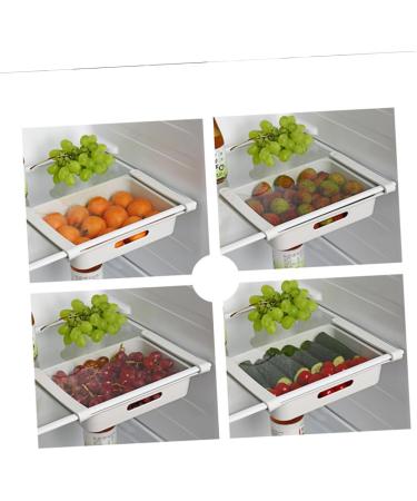 UKCOCO 4 pcs Multi-purpose Household Egg Storage White Case Drawer Type Container Home Refrigerator Fridge Whitex2pcs 26x18cmx2pcs - Buy Online on GoSupps.com