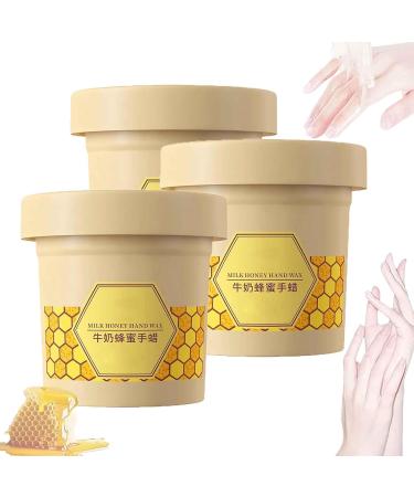 Masque pour les mains au miel et la cire de lait masque exfoliant hydratant et nourrissant 120 g 3pcs