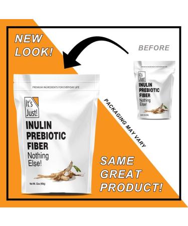 Inulin Prebiotic Fiber Sweetener - Chicory Root Powder from Belgium (11 oz) - Buy Online on GoSupps.com