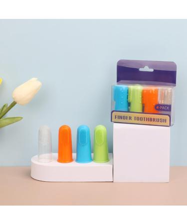 Pack of 4 Soft Toothbrushes for Cleaning Your Pet's Teeth to Remove Bad Breath - Buy Online on GoSupps.com