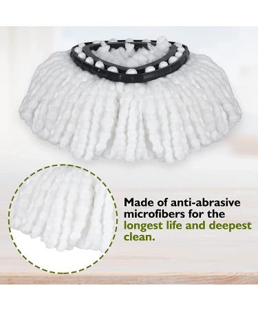 4 Pack O Cedar Microfiber Spin Mop Head Replacements - EasyWring Compatible, Spinning Refills for Effortless Floor Cleaning - Buy Online on GoSupps.com