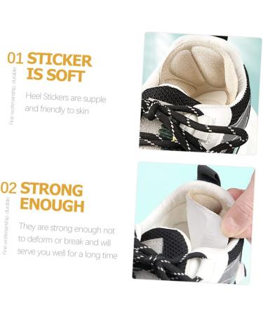 Healvian Sneaker Heel Stickers - 6 Pairs Self-Adhesive Comfortable Heel Cushions & Protectors | Foot Care Insoles for High Heels & Sneakers - Buy Online on GoSupps.com
