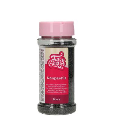 FunCakes Nonpareils Black: cake sprinkles great taste perfect for decorating cakes. 80 g. - Buy Online on GoSupps.com