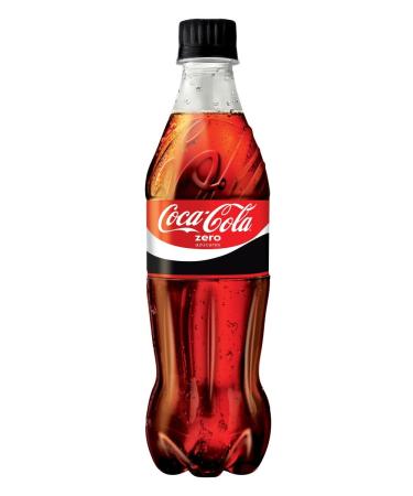 Coca-Cola Coca-Cola Zero 500ml Plastic Bottles (Pack of 12)