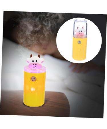 GLEAVI Moisturizer Diffuser for Car Skin Steamer Mister Humidifier Sprayer Spa Mini Light Travel 3.8x3.8x10.8cm Yellow - Buy Online on GoSupps.com