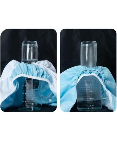 5 Set Reusable Leak-Free Fabric Adult Diapers for Incontinence - Lake Blue (72-92 cm) | Comfortable & Eco-Friendly - Buy Online on GoSupps.com