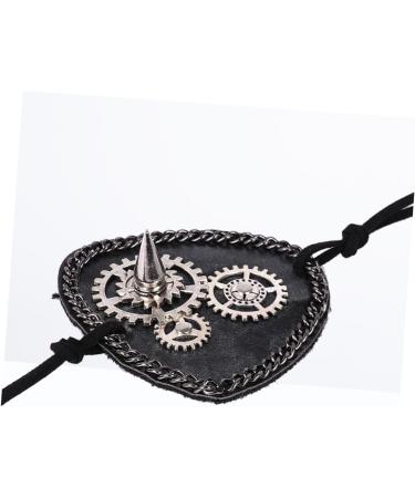 FOMIYES Gear Clock Prom Props Decoration Eye Mask Single Eye Mask Decor Blindfold Masquerade Eye Mask Eye Patch Apparel Punk M Black - Buy Online on GoSupps.com