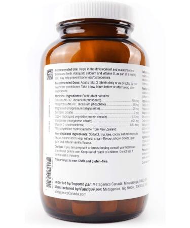 Metagenics - Bone Builder Chewable - Bone Support Formula - 90 Chewable Tablets - Buy Online on GoSupps.com