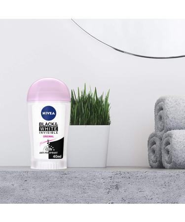 NIVEA Invisible for Black and White 48H Anti-Perspirant 40ml - Pack of 6 | Buy Internationally Online - Buy Online on GoSupps.com