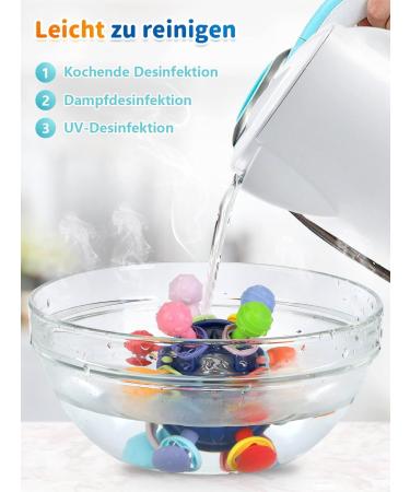 KMMIFF FOOTE BAY Silicone BPA-Free Teether Ball - Soft Dental Aid for Babies 3 Months+ | Relax & Stimulate with Safe Baby Toys in Dark Blue - Buy Online on GoSupps.com