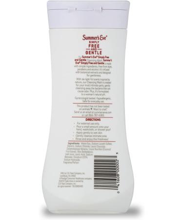Summer's Eve Simply Cleansing Wash - Coconut Water 12 fl oz | pH-Balanced Feminine Hygiene - Buy Online on GoSupps.com