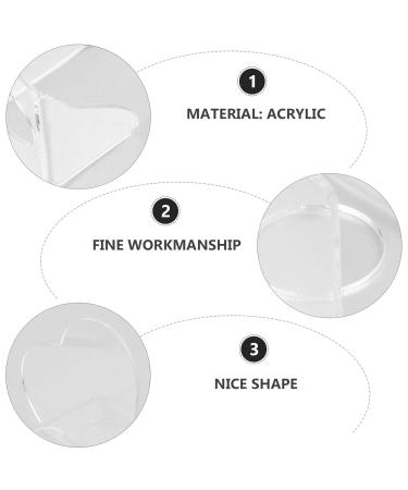 Beaupretty 2 STK Acrylic Palette & Make-Up Mixing Spatula - Ideal for Pigment Mixing Foundation Nail Art & Eyeshadow - Buy Online on GoSupps.com