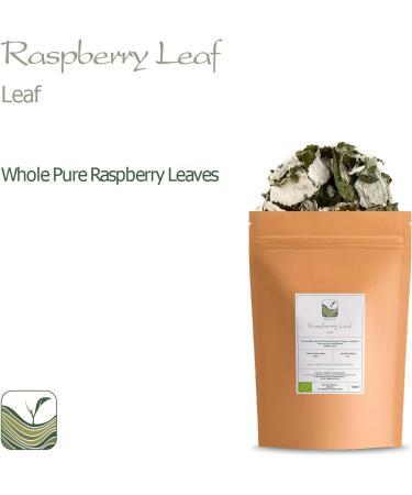 Organic Red Raspberry Leaf Tea for Pregnancy - 100g Loose Leaf Tea - RasberryLeaves 100g (1 Pack) - Buy Online on GoSupps.com