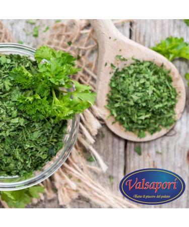  HOME LINE Sun-dried parsley leaves in a 250g pack - Sicilian culture | Gluten-free vegan | Aromatic spices - Buy Online on GoSupps.com