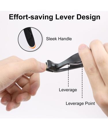 Nail Clippers for Thick Nails German Professional Toe Nail Cutter with Catcher Ultra Sharp Stainless Steel Toenail Clipper Set for Men Women Elderly Seniors Strong Heavy Duty for Thick Toenails - Buy Online on GoSupps.com