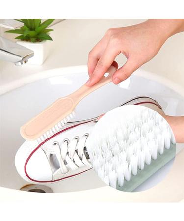 Shoe Brush Boots Shoe Brush Cleaner Household Cleaning Sports Shoes Shoe Cleaning Strong Plastic Bristles Brush(Green) - Buy Online on GoSupps.com