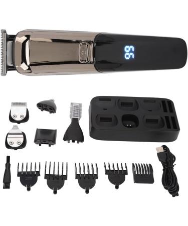 Qukaim Hair Trimmer Electric Hair Clipper All-in-One Trimmer with Guide Combs Washable LED Display for Beard Head Body Face - Buy Online on GoSupps.com