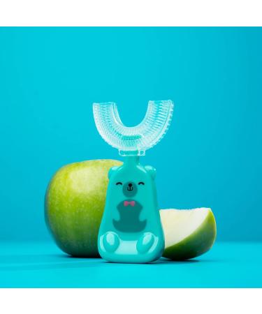 3 Pack U-Shaped Toddler Toothbrush for Kids Age 2-8 - Double-Layered Bristles for Deep Cleaning - Buy Online on GoSupps.com