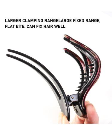 Mistofu 3-Piece French Curved Hair Clips Set | No Slip Strong Grip | Extra Large Clips for Thick Hair | Multicolor A - Buy Online on GoSupps.com