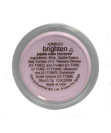 Everyday Minerals Brighten Jojoba Color Corrector | Vegan Mineral Makeup Powder Concealer for Dark Circles, Spots, Blemishes | Cruelty-Free & Natural - Buy Online on GoSupps.com
