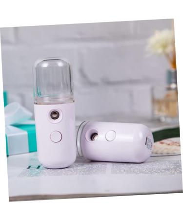 WOONEKY 1pc Atomizer Portable Mist Sprayer Clipper Guard Holder Mini Facial Sprayer Skin Care Tools White - Buy Online on GoSupps.com