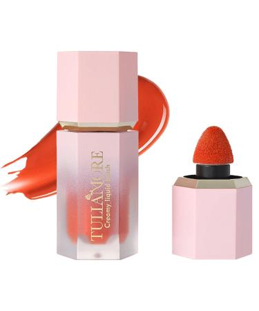 WOBBLO Liquid Cheek Blush | Waterproof Makeup with Cream Blush | Long Lasting Natural Liquid Blush for Cheeks Smear-proof Look for Makeup 05#