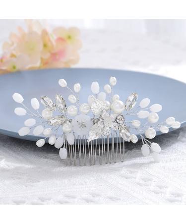 Yean Opal Crystal Wedding Hair Comb - Bridal Hair Accessory for Women and Girls - Buy Online on GoSupps.com