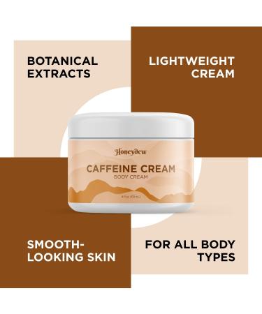 Vegan Skin Firming Cream for Cellulite & Wrinkles - Deep Moisturizing Caffeine Formula for Fine Lines & Dry Skin - Coffee Scented Lotion for Women - Buy Online on GoSupps.com