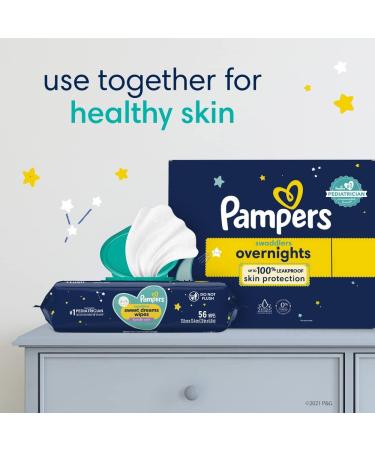 Pampers Swaddlers Overnights Diapers Size 4 - 58 Count Super Pack - Buy Online on GoSupps.com