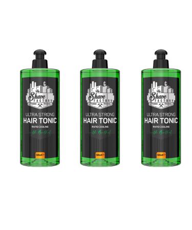 The Shave Factory Hair Tonic Rapid Cooling with Menthol 500 ml (500 ml 3) 500 ml 3
