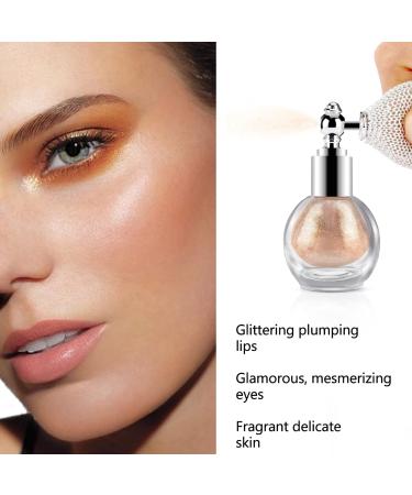 Ksndurn Ivory White Glitter Highlighter Powder Spray - Shimmer Makeup Spritz - Buy Online on GoSupps.com
