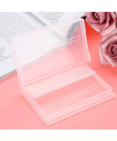 LANTRO JS Nail Drill Bits Holder with 20 Slots 3.8 2.5 0.4inches Grinding Head Bit Display Storage Box Rack Manicure Tool Salon Organizer and Storage - Buy Online on GoSupps.com